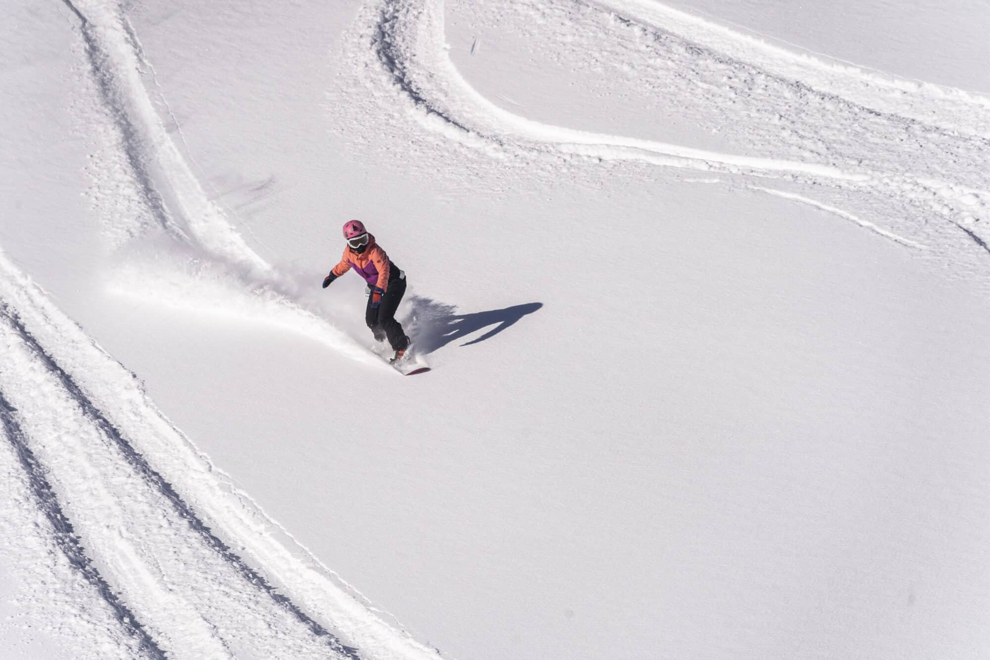 Ski & Snowboard Brian Head Resort Mountain in powder