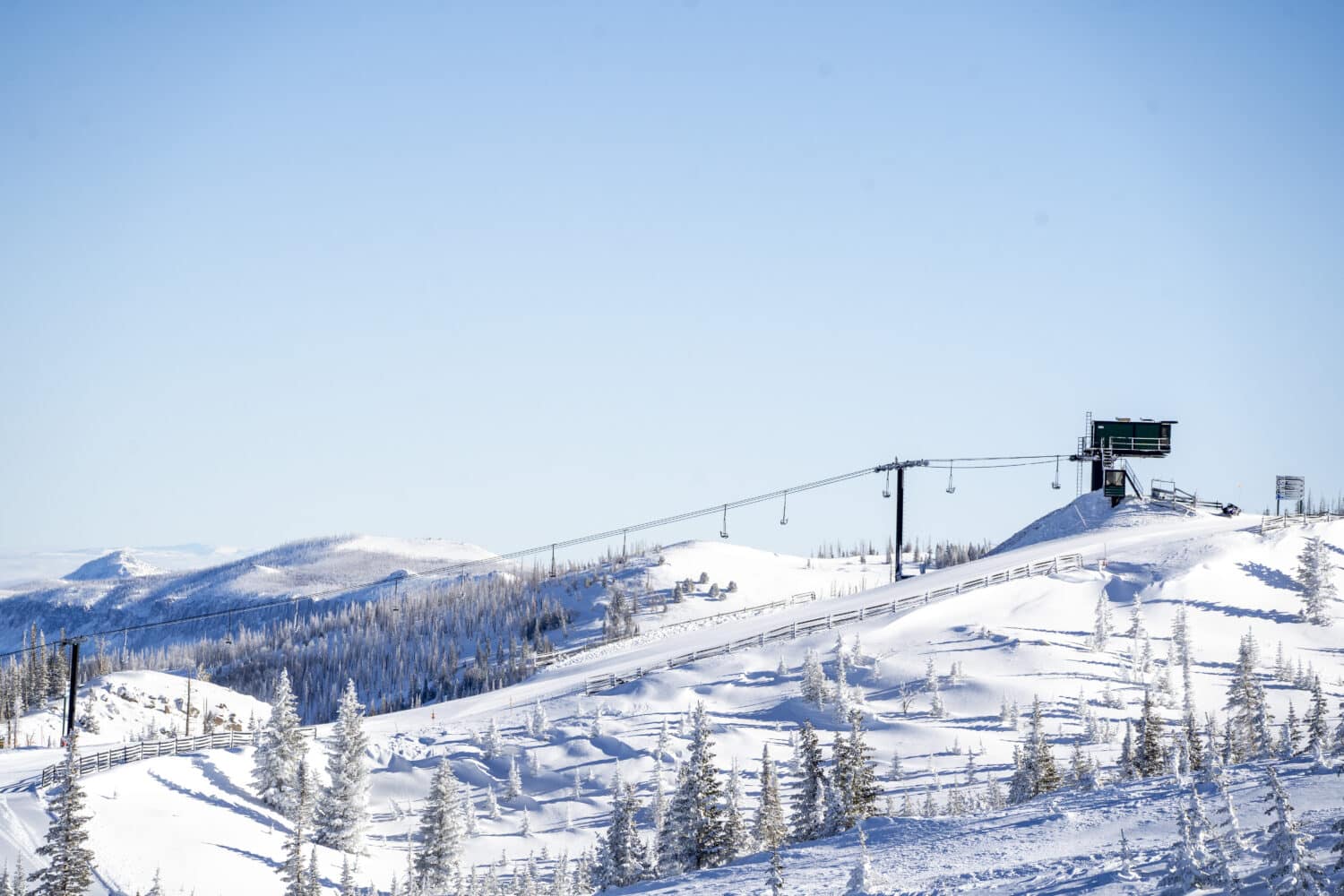 Brian Head Resort Lift on mountain