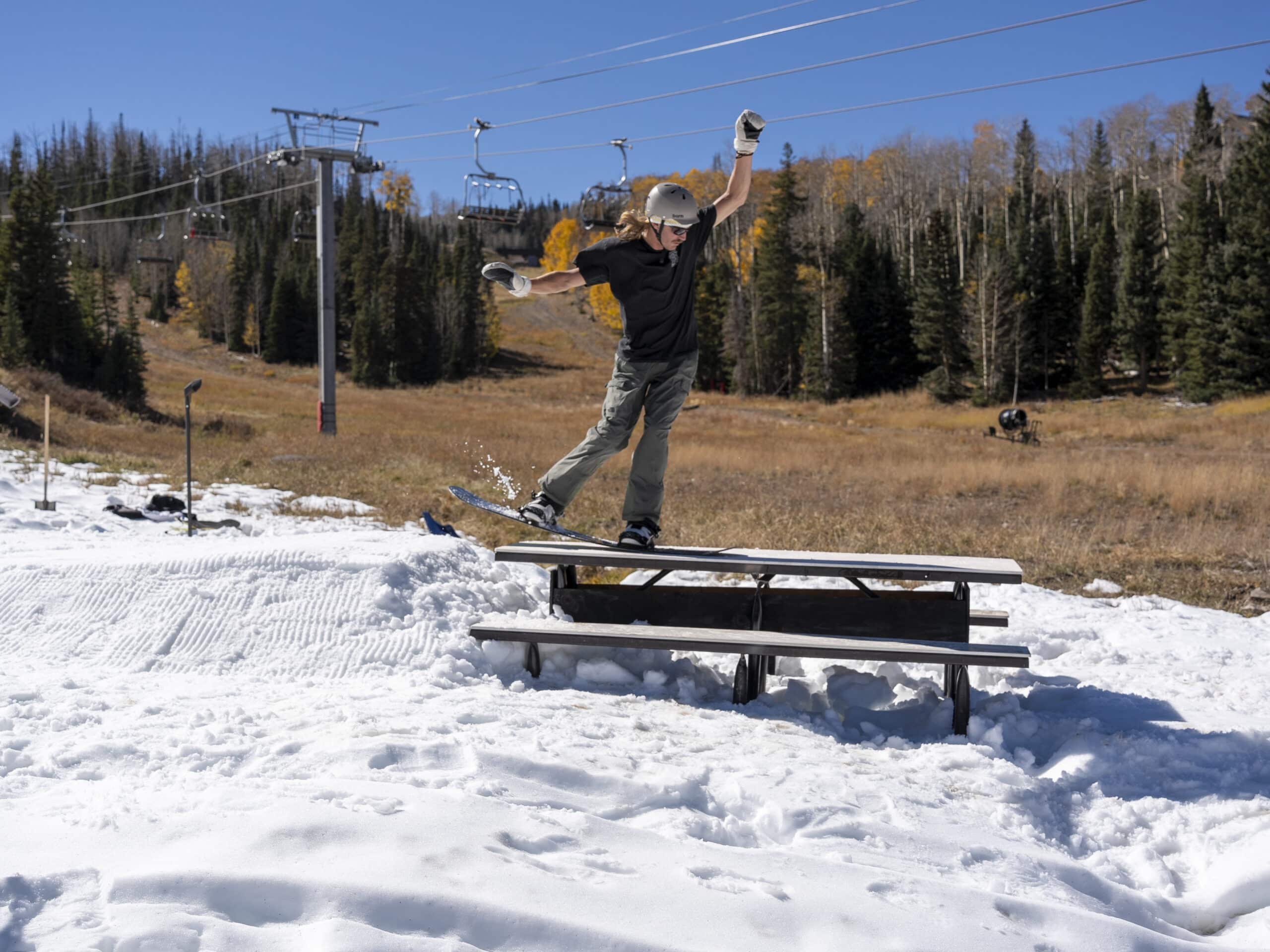 Picnic Table Rail Jam