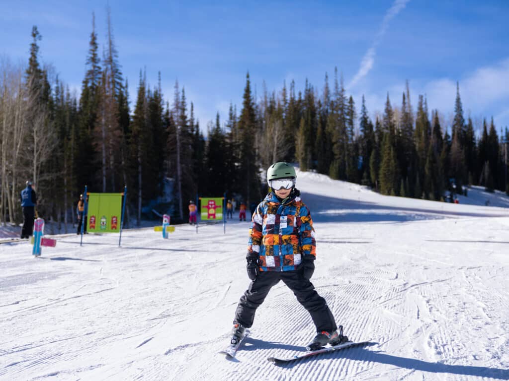 Kids Ski School Lesson
