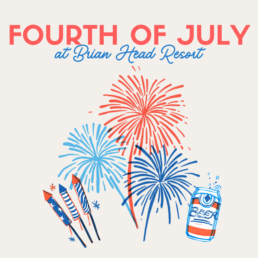 Brian Head Resort Fourth of July celebration artwork