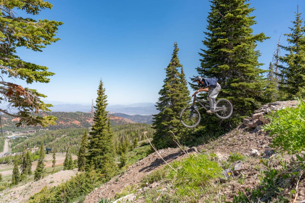 Grits N Gravy Trail at Brian Head Bike Park in Southern Utah